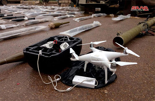 Un verdadero arsenal de terroristas hallado en provincia siria